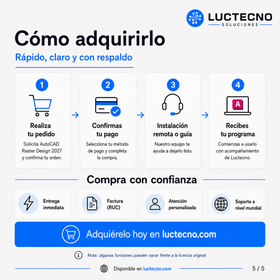 Autodesk AutoCAD Raster Design 2027 para Windows | 1 Equipo | Permanente | Edición raster, planos escaneados, limpieza de imágenes, vectorización y flujo AutoCAD