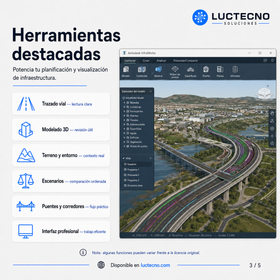 Autodesk InfraWorks 2027 ML para Windows | 1 Equipo | Permanente | Diseño conceptual de infraestructura, carreteras, puentes, BIM, GIS, contexto real y visualización civil
