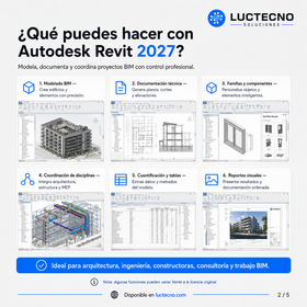 Autodesk Revit 2027 para Windows | 1 Equipo | Permanente | BIM, arquitectura, estructura, MEP, documentación, familias, coordinación y diseño de edificaciones