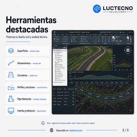 Autodesk Civil 3D 2027 para Windows | 1 Equipo | Permanente | Ingeniería civil, topografía, carreteras, superficies, corredores, redes, BIM y documentación técnica