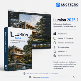 Lumion 2025.2 para Windows | Permanente | Software de renderizado 3D arquitectónico, visualización profesional, recorridos virtuales y presentación de proyectos