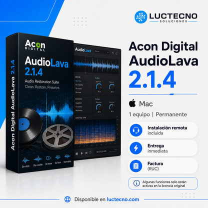 Acon Digital AudioLava 2.1.4 (Mac) | 1 Equipo | Permanente
