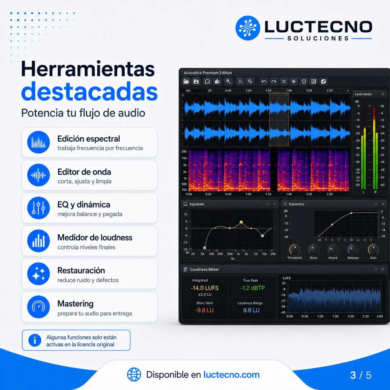Acon Digital Acoustica Premium Edition 7.7.1 (Mac) | 1 Equipo | Permanente