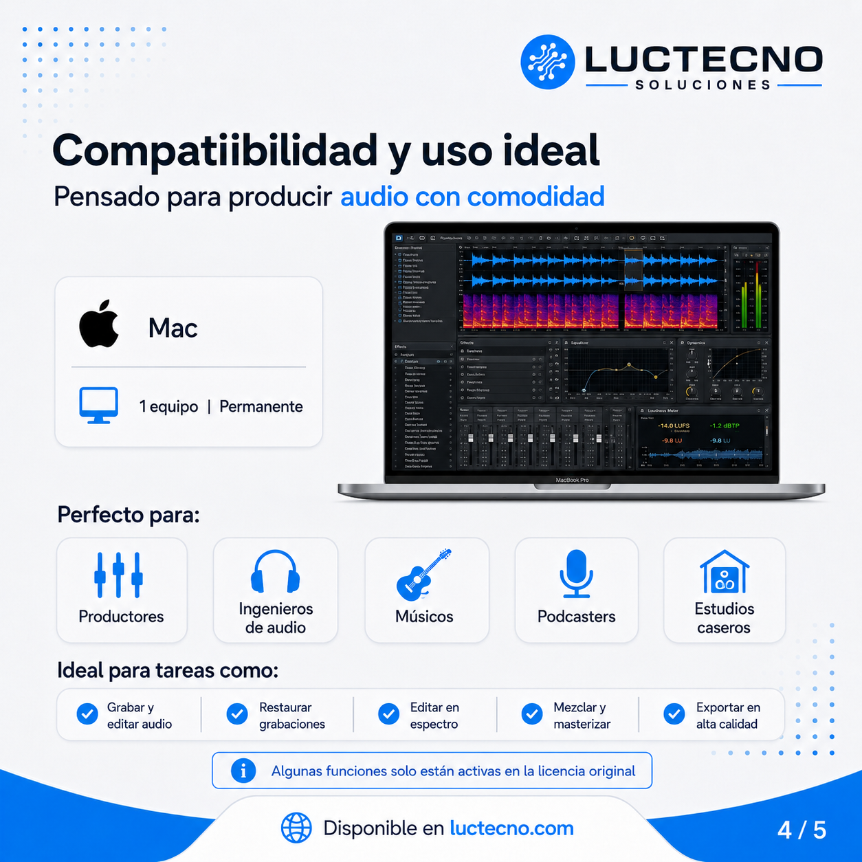 Acon Digital Acoustica Premium Edition 7.7.1 (Mac) | 1 Equipo | Permanente