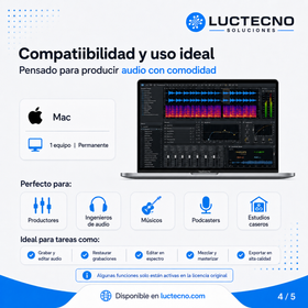 Acon Digital Acoustica Premium Edition 7.7.1 para Mac | Editor de audio, restauración y mastering profesional