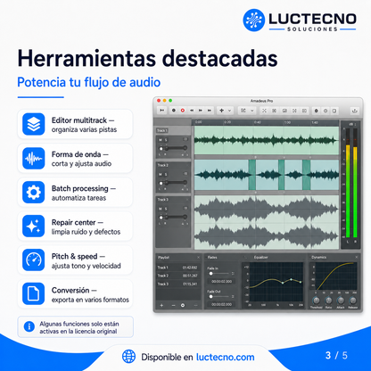 Amadeus Pro 2.8.14 (Mac) | 1 Equipo | Permanente