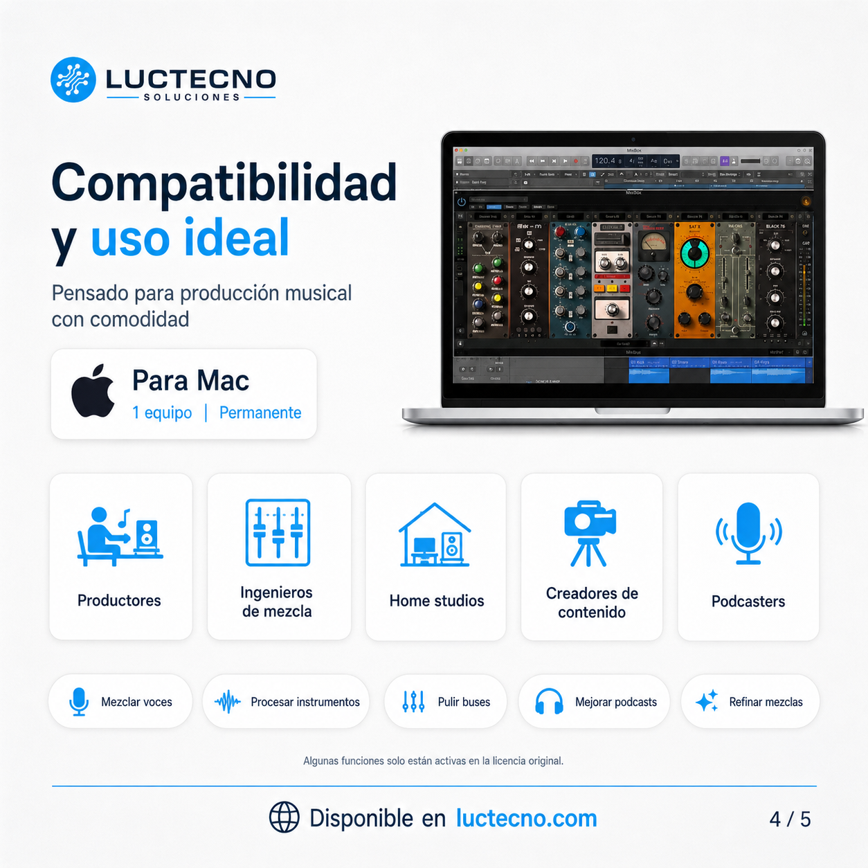 IK Multimedia MixBox v1.5.0 para Mac | Rack de mezcla, efectos y procesamiento de audio