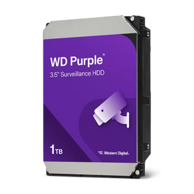 Disco Duro WD Purple 1TB 3.5" 5400RPM SATA 6Gb/s – Especial para Videovigilancia