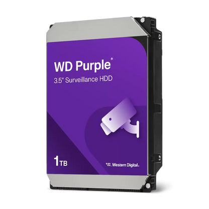 Disco Duro WD Purple 1TB 3.5" 5400RPM SATA 6Gb/s – Especial para Videovigilancia
