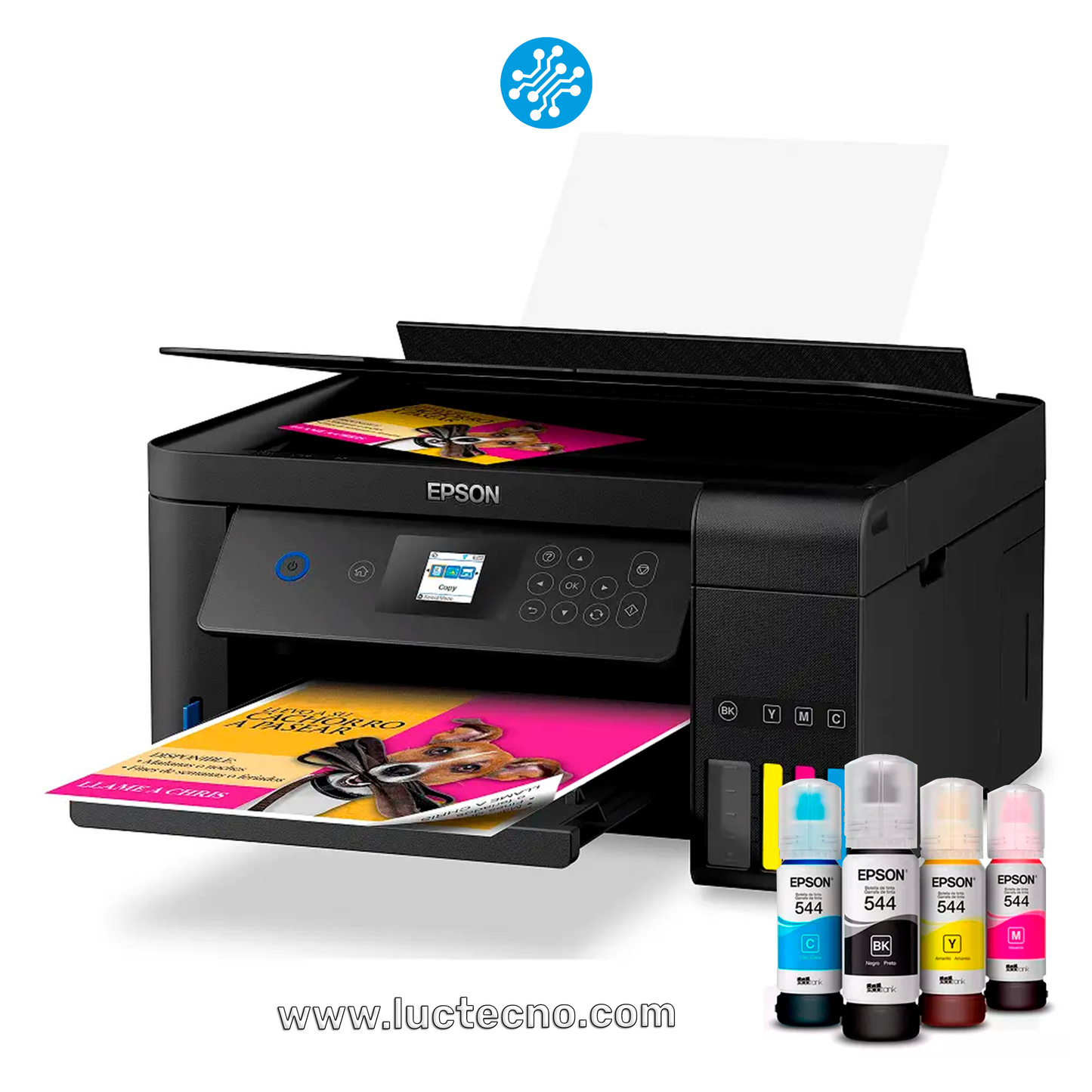 IMPRESORA EPSON ECOTANK L4260 DUPLEX WIFI SMART PANEL MULTIFUNCION TINTA CONTINUA 504 GARANTIA 12 MESES