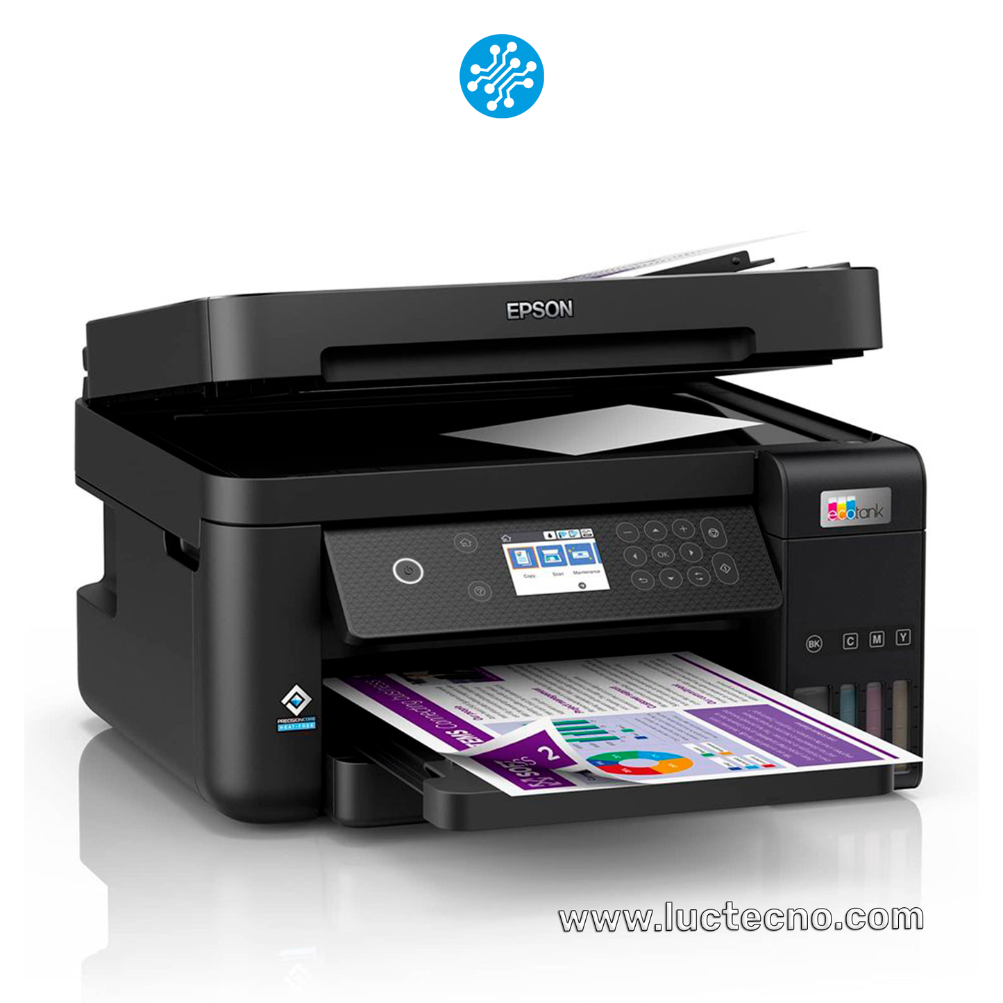IMPRESORA EPSON ECOTANK L6270 DUPLEX WIFI SMART PANEL MULTIFUNCION TINTA CONTINUA 504 C11CJ61301 GARANTIA 12 MESES
