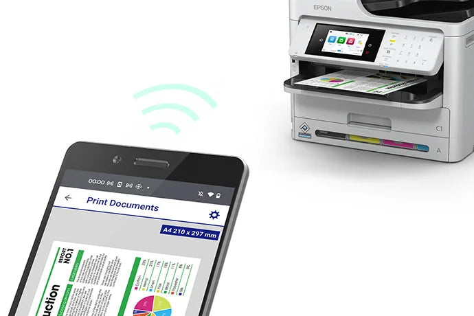 Impresora Multifuncional Epson WorkForce Pro WF-C5810 Wi-Fi + Ethernet – ADF, Dúplex y Fax