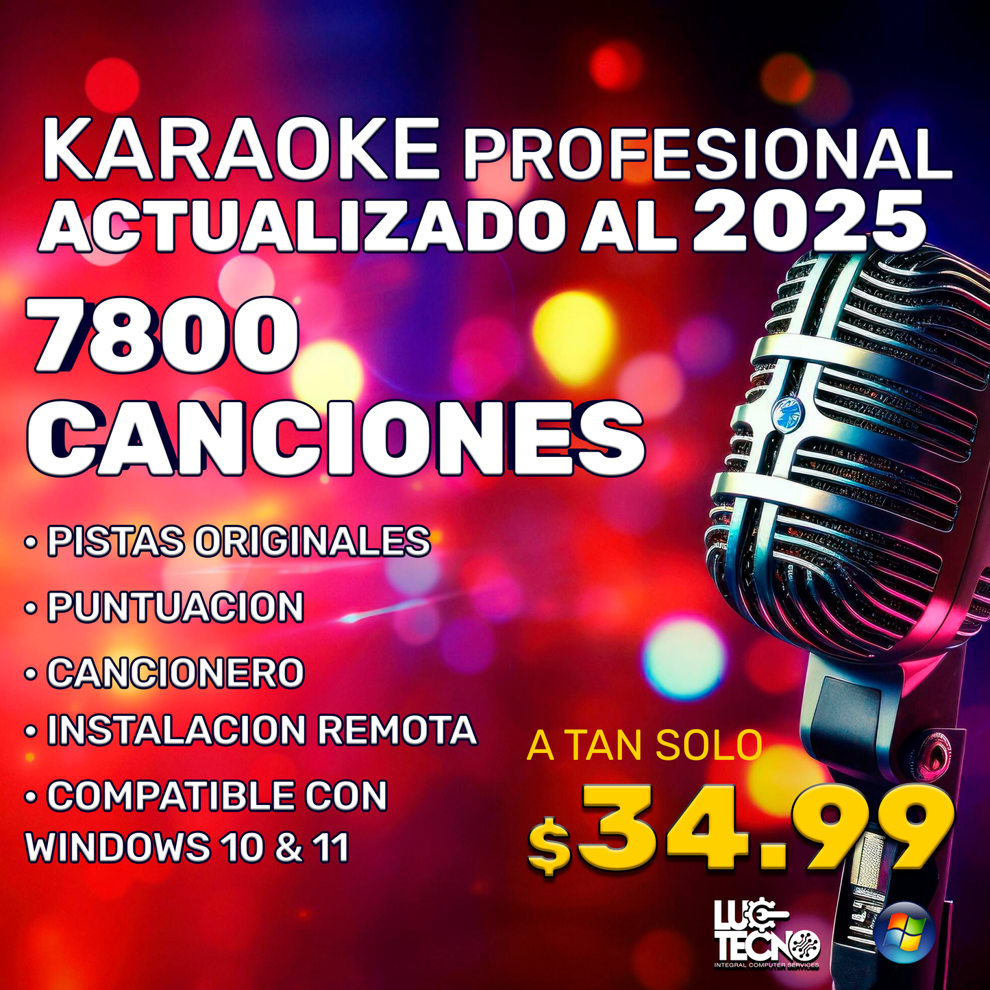 Karaoke 7800 Canciones 2025
