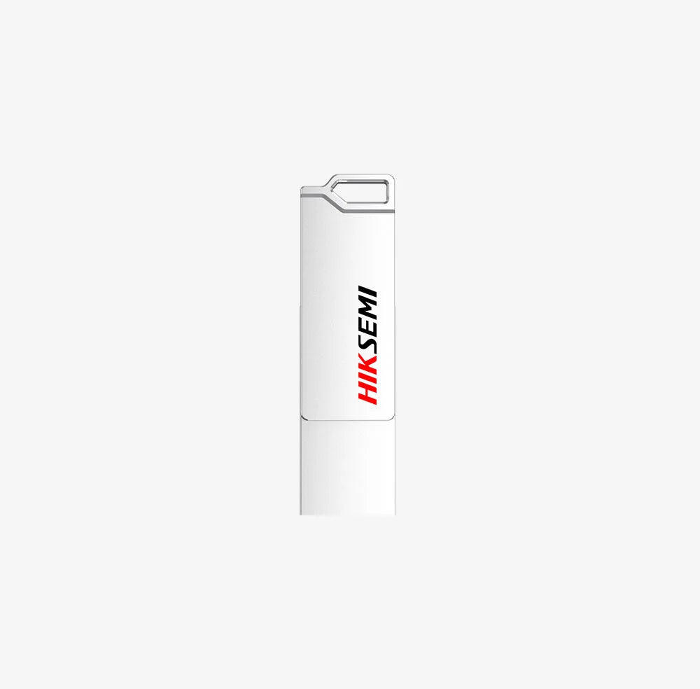 Hiksemi SYNC E327C 128GB Dual USB 3.2 Type-A and Type-C Flash Drive – Metallic Silver, waterproof