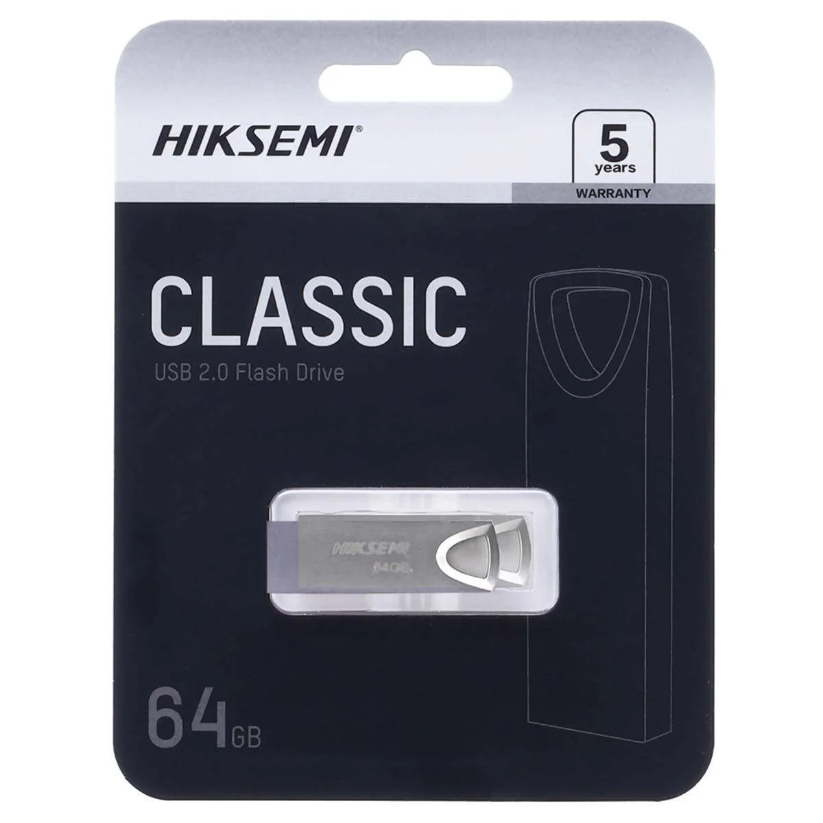 Memoria USB Hiksemi Classic M200 64GB USB 2.0 – Metálica