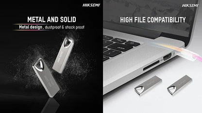 Memoria USB Hiksemi Classic M200 64GB USB 2.0 – Metálica