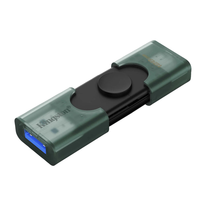 Memoria USB Kingston DataTraveler Duo 128GB USB-A + USB-C 3.2 Gen 1 – Tapón deslizante