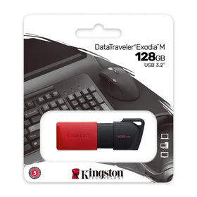Kingston DataTraveler Exodia M 128GB USB 3.2 Gen 1 USB Flash Drive