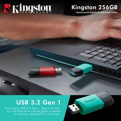 Memoria USB Kingston DataTraveler Exodia M 256GB USB 3.2 Gen 1