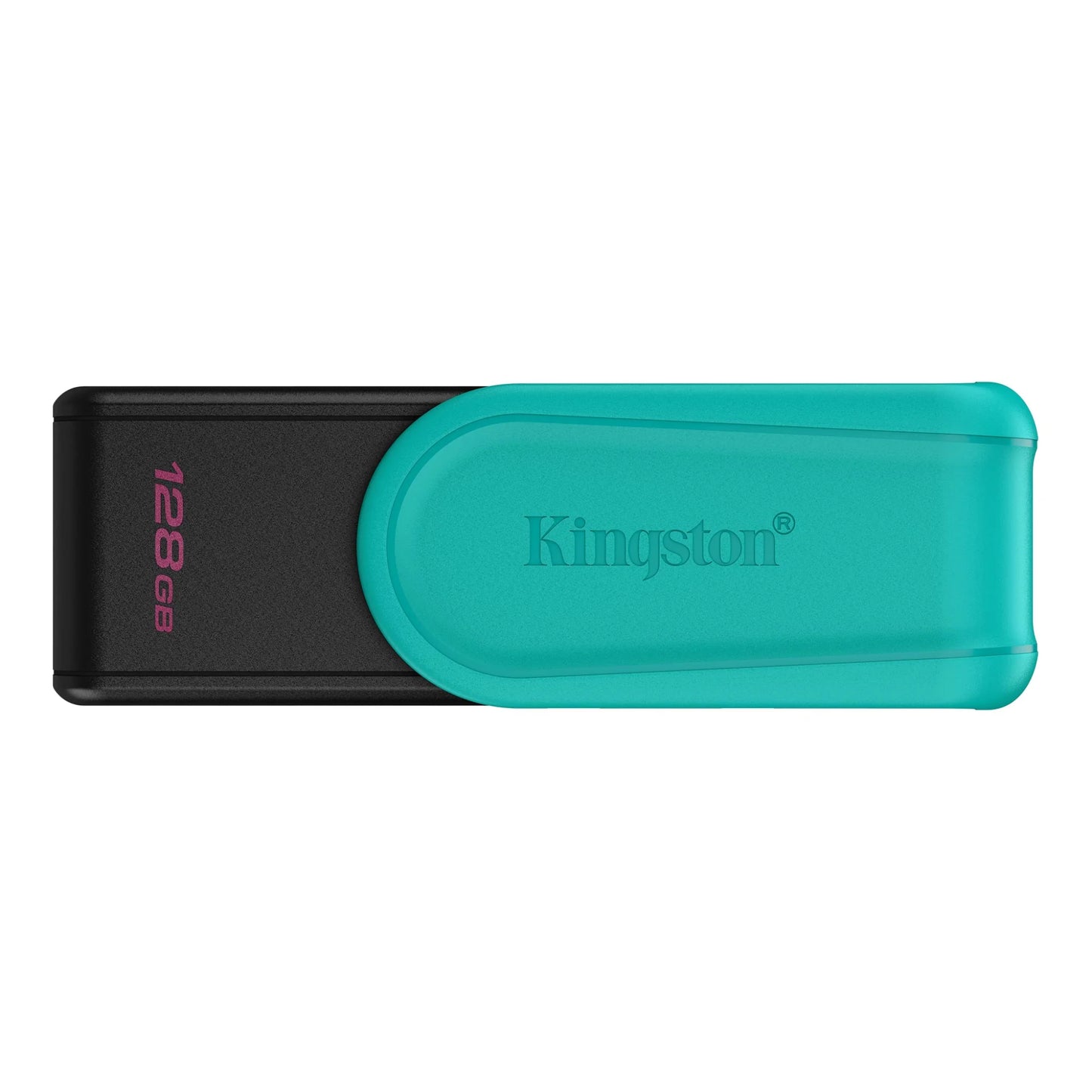 Memoria USB Kingston DataTraveler Exodia S 128GB USB 3.2 Gen1 – Tapón giratorio turquesa