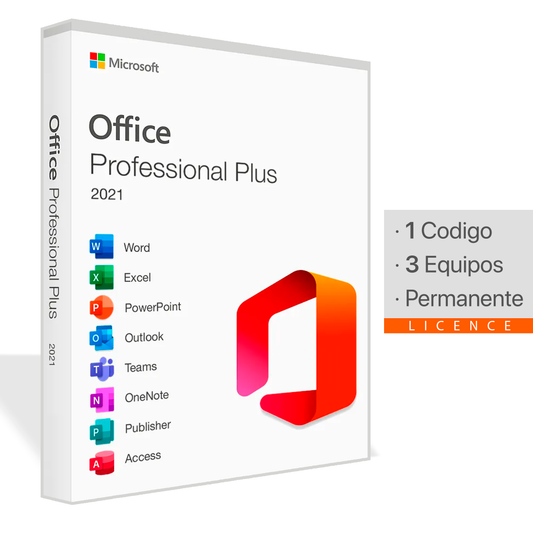 Microsoft Office 2021 Pro Plus | 3 Equipo | Permanente