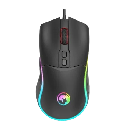 Souris Gamer Marvo Capo 20 Noir (M292) 8000 DPI – 7 Boutons, RVB 7 Couleurs, Câble Tressé
