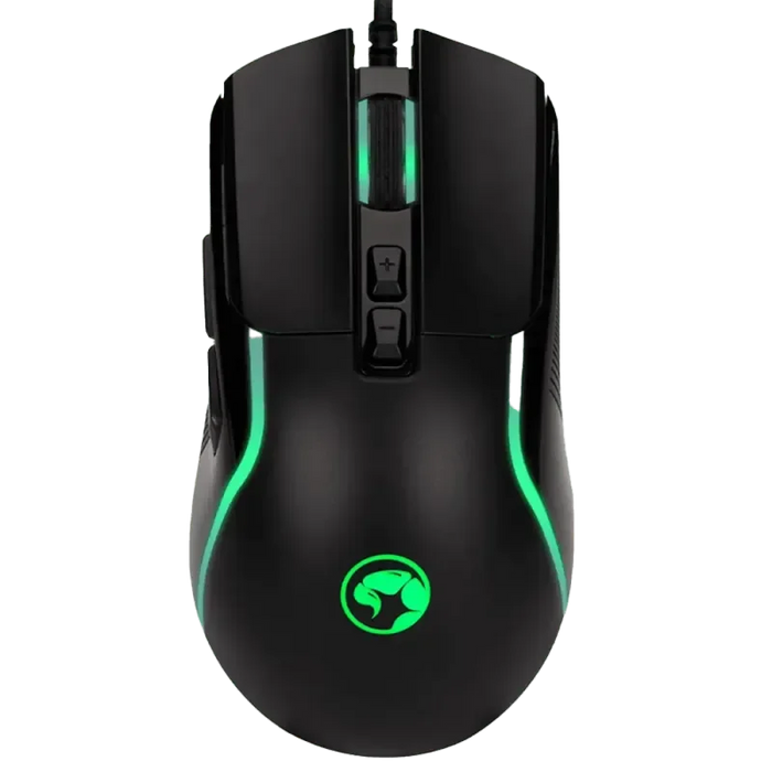 Mouse Gamer Marvo Capo 20 Negro (M292) 8000 DPI – 7 Botones, RGB 7 Colores, Cable Trenzado