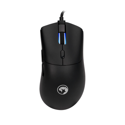 Mouse Gamer Marvo Scorpion Niro 40 BK (G950) 12000 DPI – Sensor PMW3327, RGB, 6 Botones Programables