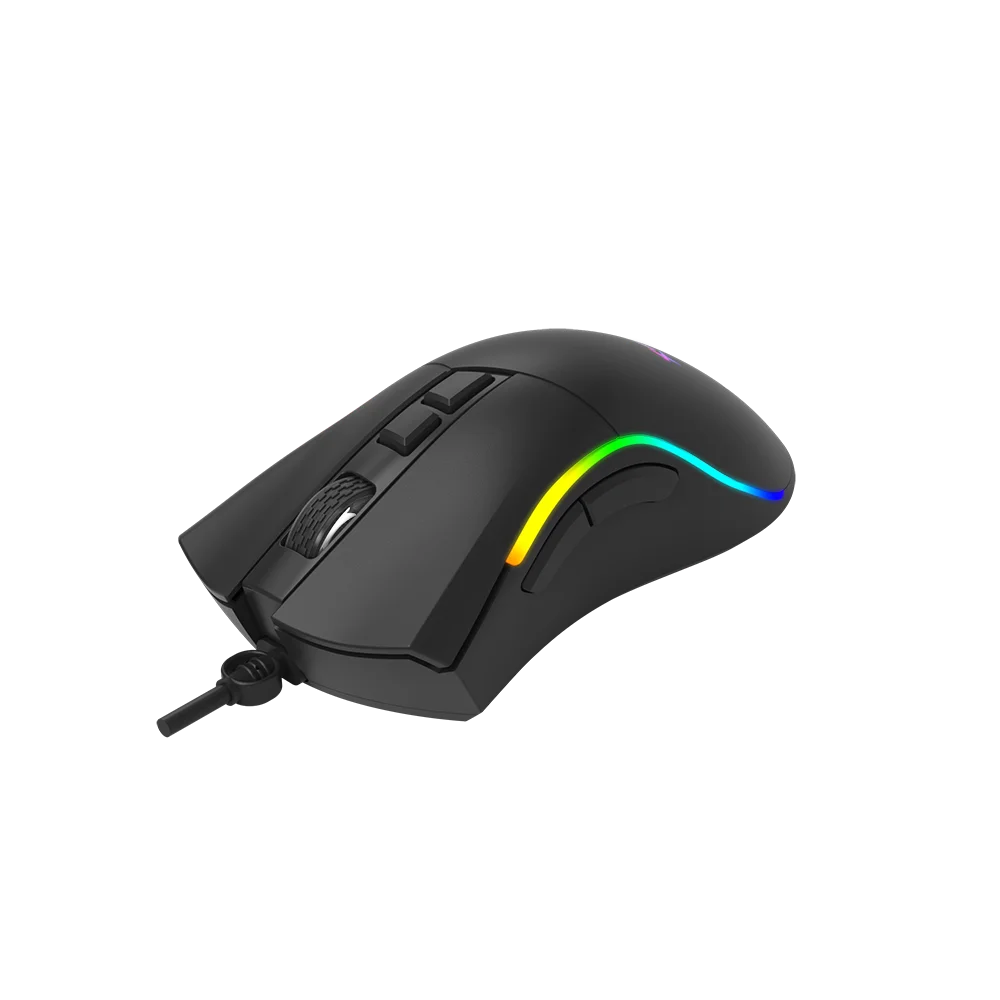 Mouse Gamer Xtrike-Me GM-226 7200 DPI – RGB (13 efectos), 7 Botones, Cable Trenzado 1,5 m