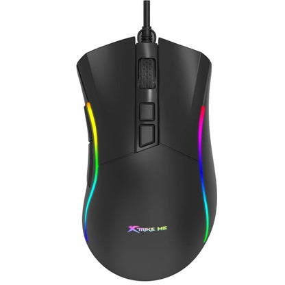 Mouse Gamer Xtrike-Me GM-226 7200 DPI – RGB (13 efectos), 7 Botones, Cable Trenzado 1,5 m