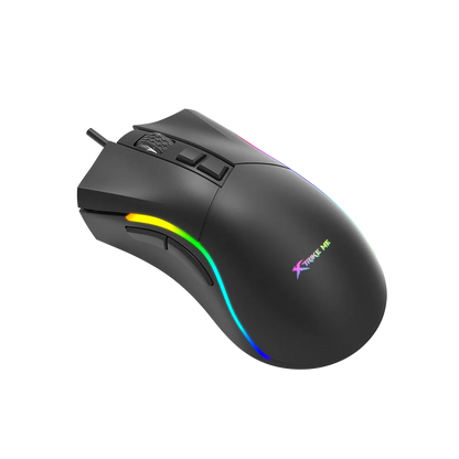 Mouse Gamer Xtrike-Me GM-226 7200 DPI – RGB (13 efectos), 7 Botones, Cable Trenzado 1,5 m
