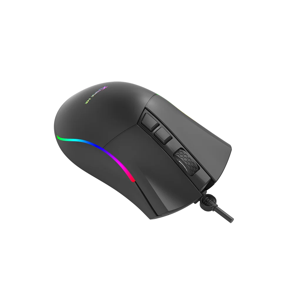 Mouse Gamer Xtrike-Me GM-226 7200 DPI – RGB (13 efectos), 7 Botones, Cable Trenzado 1,5 m