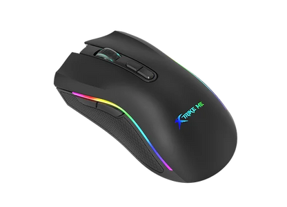 Mouse Gamer Xtrike-Me GM-314 BK 7200 DPI – RGB, 7 Botones, Cable Trenzado 1,5 m, Negro
