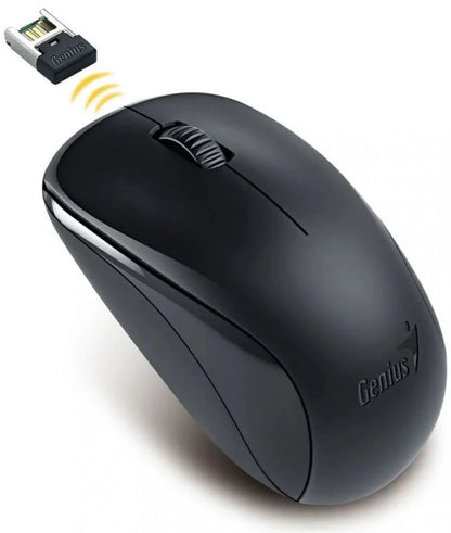 Mouse Inalámbrico Genius NX-7000 1200 DPI BlueEye – Negro