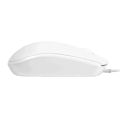 Mouse Marvo MS003 WH Óptico 1000 DPI con Cable USB – Blanco