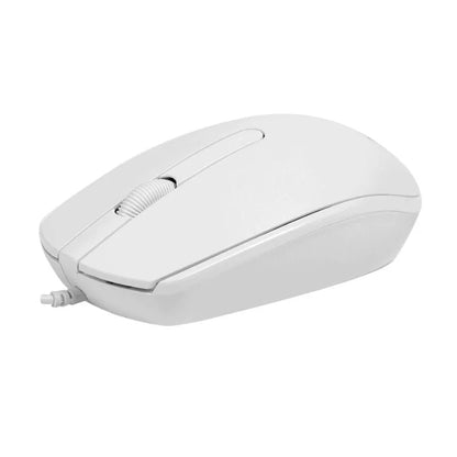 Mouse Marvo MS003 WH Óptico 1000 DPI con Cable USB – Blanco
