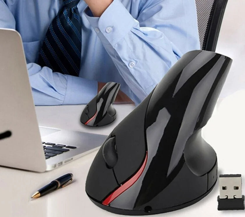 Mouse Vertical Inalámbrico Ergonómico con Batería Recargable – 1200 DPI
