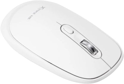 Mouse Xtrike Me GW-119 WH Dual Inalámbrico 2.4G + Bluetooth 5.2 – 1600 DPI, Silencioso, Blanco