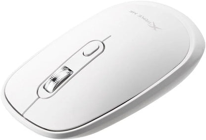 Mouse Xtrike Me GW-119 WH Dual Inalámbrico 2.4G + Bluetooth 5.2 – 1600 DPI, Silencioso, Blanco