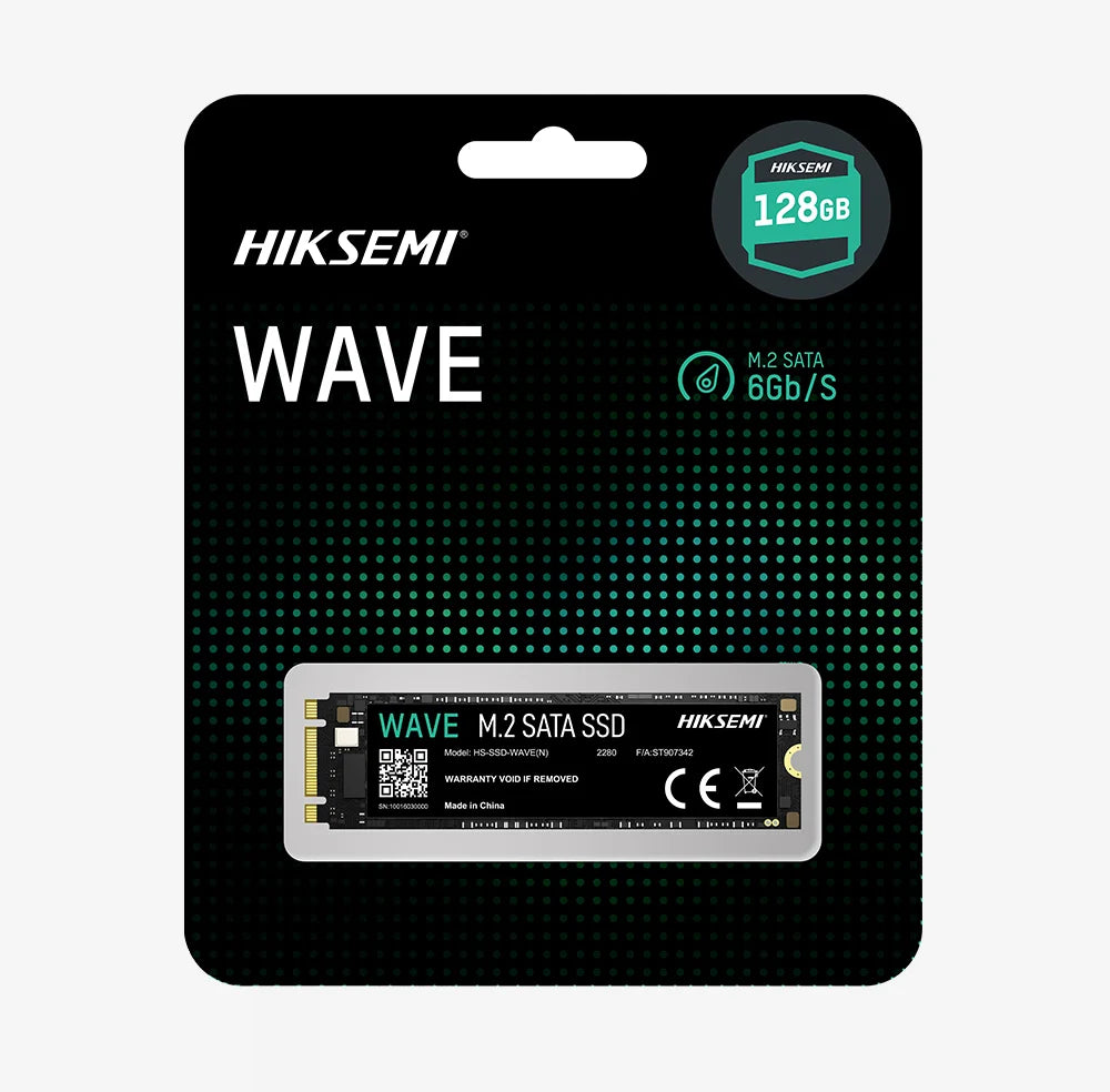 SSD M.2 Hiksemi WAVE(N) 128GB 2280 SATA III 6Gb/s – 550MB/s Lectura