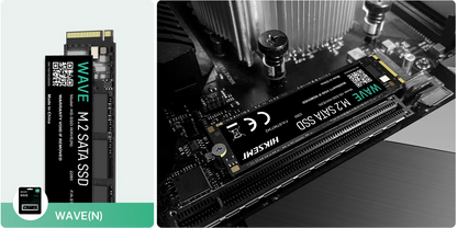 SSD M.2 Hiksemi WAVE(N) 128GB 2280 SATA III 6Gb/s – 550MB/s Lectura