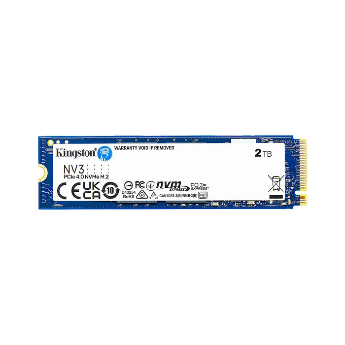 SSD M.2 Kingston NV3 2TB 2280 PCIe 4.0 x4 NVMe – 6000MB/s Lectura
