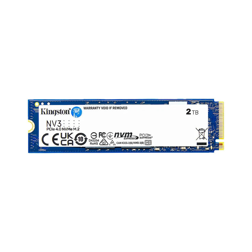 Kingston NV3 2TB 2280 PCIe 4.0 x4 NVMe M.2 SSD – 6000MB/s Read