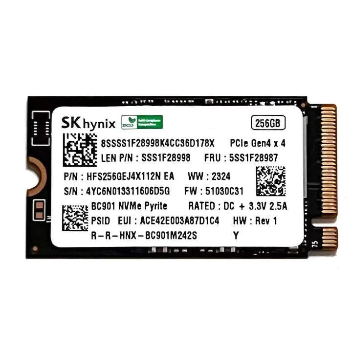Kioxia BC901 256GB 2242 PCIe 4.0 NVMe M.2 SSD – Up to 2,559MB/s