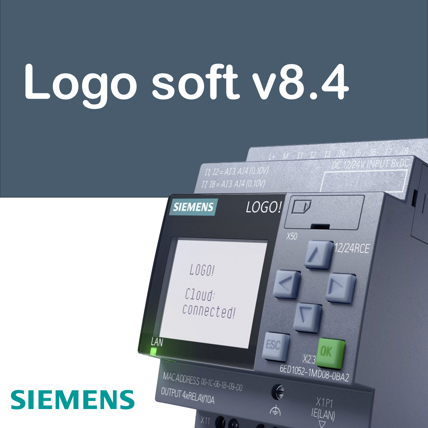 Siemens LOGO! Soft Comfort V8.4 (Windows) | 1 Equipo | Permanente