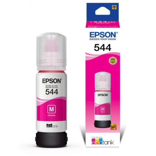 Tinta EPSON 544 Magenta T544120 / 65 ml / Impresoras Tinta Continua L1110, L3110, L3150, L5190
