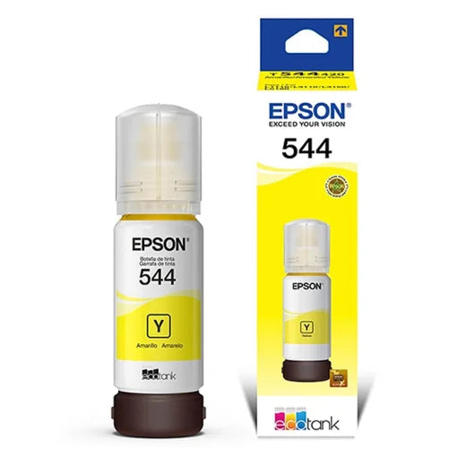 Tinta EPSON 544 Yellow T544420 / 65 ml / Impresoras Tinta Continua L1110, L3110, L3150, L5190