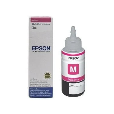 Tinta EPSON T664320 Magenta / 70 ml / Impresoras Tinta Continua L200, L210, L355, L555