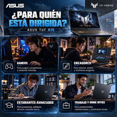 ASUS TUF A15 FA506NCQ-HN014 Ryzen 7, 16 GB DDR5, SSD 1 TB y RTX 3050 — imagen 3