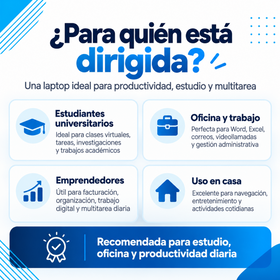 ASUS Vivobook 15 Ryzen 7 para estudiantes universitarios, oficina, emprendedores y uso en casa